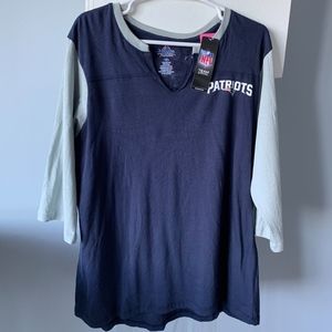 Women Cotton Authentic Patriots Sport Game top
